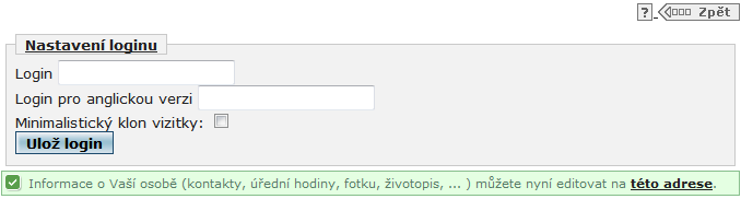 Nastavení portletu