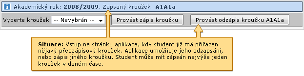 Před odepsáním z kroužku….