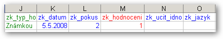 CSV: Část o zkoušce/zápočtu