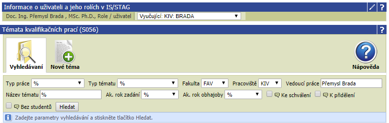 Úvodní stránka