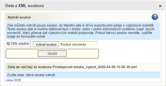 Volba dat