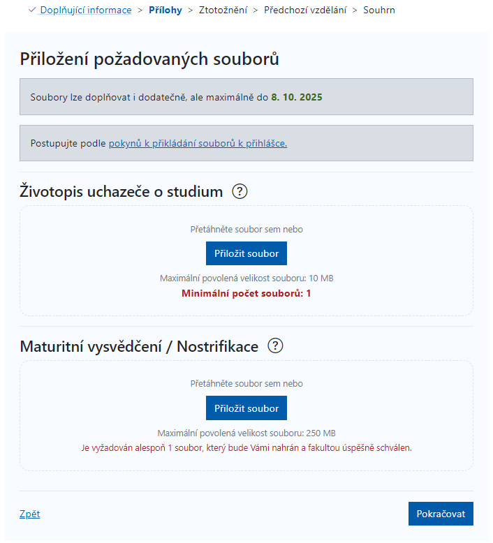 Záložka: Přílohy